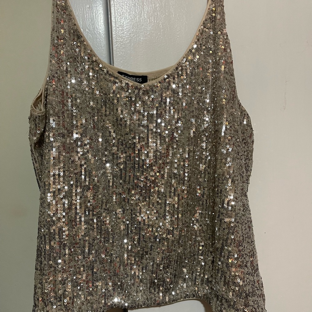Express sequin XL top!